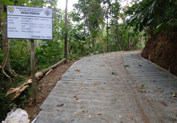 Pemerintah Desa Peron Upayakan Jalan Tembus Dusun Nampu - Kebon Getas - Tlawah